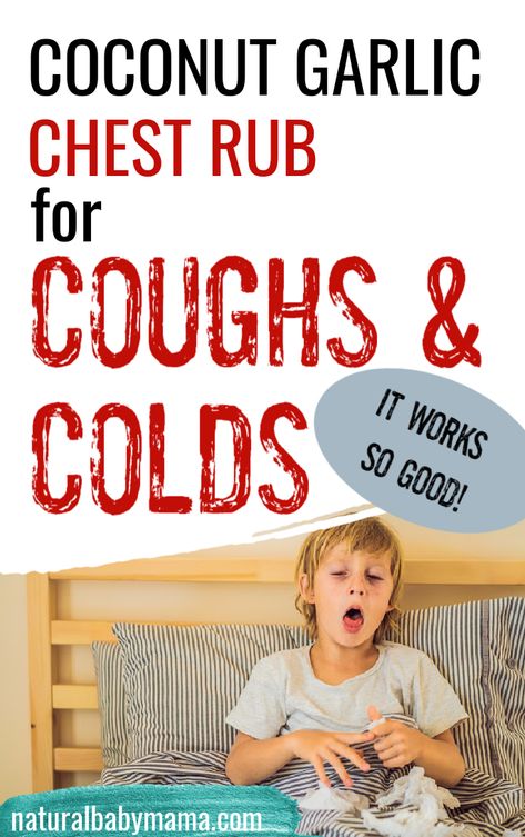 Chest Rub For Cough, Natural Remedies For Fever, Cough Remedies For Kids, Chest Cold, Natural Medicines, Natural Immune Boosters, Mommy Hacks, Chest Rub, Natural Kids