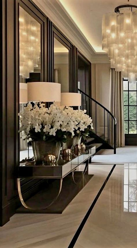 Luxury Hallway Entrance, Doorway Entrance, Sophie Paterson Interiors, Luxury Homes Interior, Household Decor, Living Styles, Elegant Interiors, Dream House Interior, Design Your Dream House