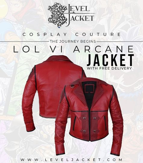 League of Legends Vi Arcane Game-Inspired Jacket: Unleash the Power of Piltover’s Finest ORDER NOW! https://bit.ly/43gn0jo @followers #leagueoflegends #women #jacketcosplay #womenjacket #fashion #comiccon2024 #gamers #gamersunite #leveljacket #fb Vi Jacket, League Of Legends Vi, Arcane Vi, Vi Arcane, Woman Movie, Christmas Trends, Leather Care, Jacket Sale, Body Size