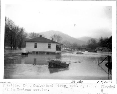 Cumberland River Flood 1939 - Pineville, Kentucky | Flickr - Photo Sharing! Cumberland Falls, Cumberland River, Army Corps Of Engineers, Going Home, Somerset, Historical Photos, Kentucky, Tennessee, Places To Go