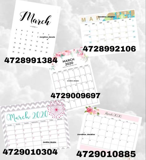 Rug Codes, Hello Kitty Rug, Decal Bloxburg, Decals Bloxburg, Calendar Decal, Modern Decals, School Decal, Roblox Decals, Blocksburg Room Ideas￼