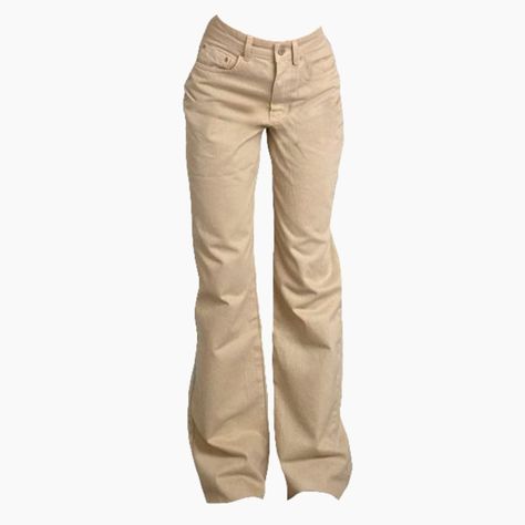 Bootcut Khaki Pants, Baggy Beige Pants, Light Brown Jeans, 2000s Pants, Pants Png, Slytherin Clothes, Cream Jeans, 2000s Clothes, Cream Pants