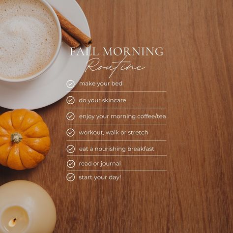 fall mornings 🍂✨ #morningroutine #morningmotivation #routines Fall Morning Routine, Season Aesthetic, Fall Morning, Autumn Morning, Make Your Bed, Morning Motivation, Fall Vibes, Morning Routine, Fall Season