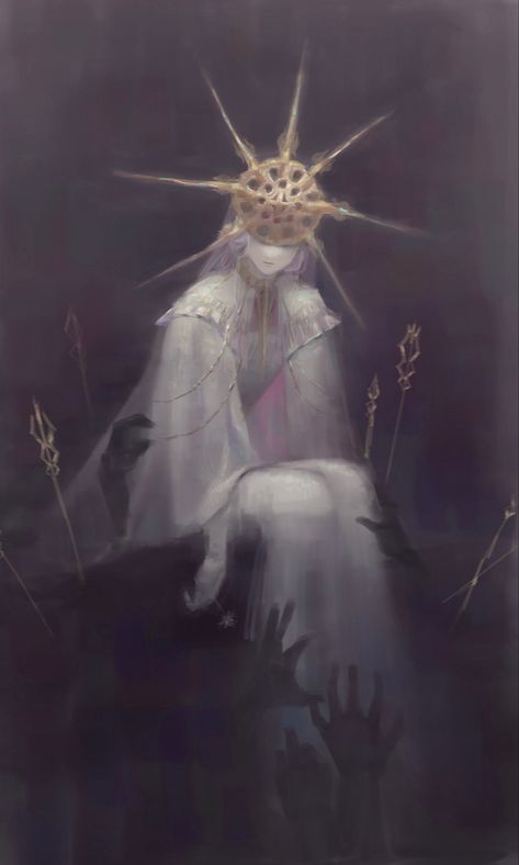 Gwyndolin Dark Souls Cute, Dark Sun Gwyndolin Fanart, Gwyndolin Dark Souls Pfp, Elden Ring Oc Art, Gwyndolin Dark Souls Art, Gwyndolin Fanart, Gwyndolin Dark Souls, Dark Sun Gwyndolin, Dark Souls Artwork