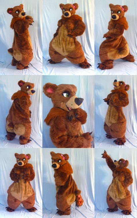 Bear Fursuit, Dress Up Boxes, Bear Costume, Bear Outfits, Zootopia, Wild Life, Mama Bear, Mascot Costumes, Animal Art