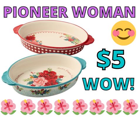 Pioneer Woman Cheerful Rose Baking Set JUST $5 At Walmart Rose Baking, Pioneer Woman Kitchenware, Pioneer Woman Dinnerware, Pioneer Woman Walmart, Pioneer Woman Cookware, Pioneer Woman Dishes, Walmart Clearance, Woman Aesthetic, Walmart Deals