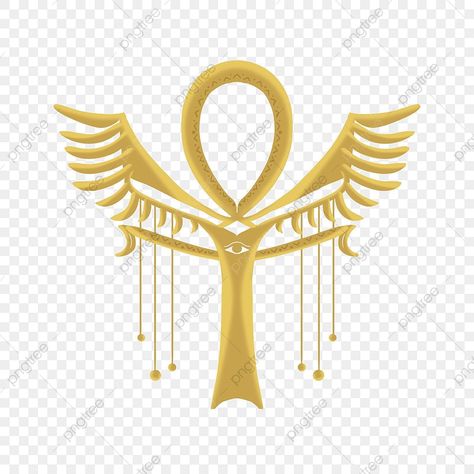 Symbol Egypt, Creative Symbol, Key Of Life, Egyptian Symbols, Clipart Images, Free Png, Png Clipart, Png Image, Free Images