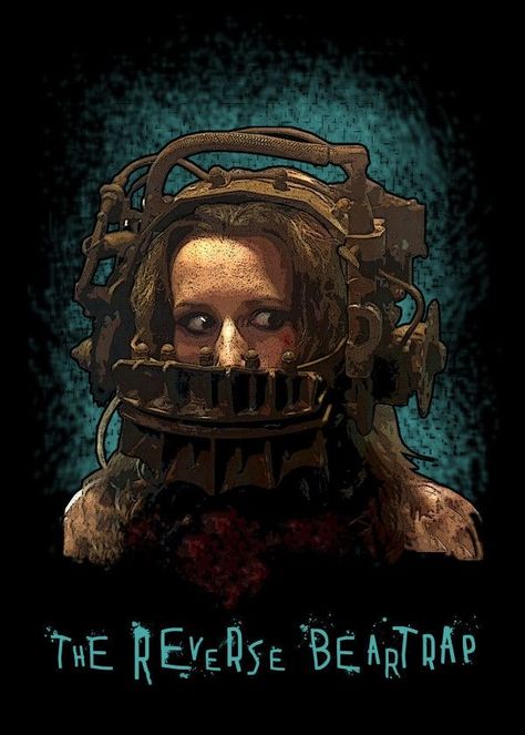 Saw • The Reverse Beartrap Jigsaw Movie, The Human Centipede, Saw Traps, Human Centipede, Saw Series, Jigsaw Saw, Saw Film, Trap Art, Horror Movie Icons