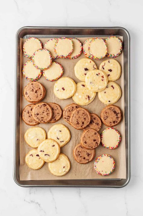 Easy Icebox Cookies Recipe | All Things Mamma Icebox Cookie Recipe, Ice Box Cookies, Easiest Cookies, Slice And Bake Cookies, Cookies Stuffed, Box Cookies, Icebox Cookies, Kitchen Aid Recipes, Cookies And Candy