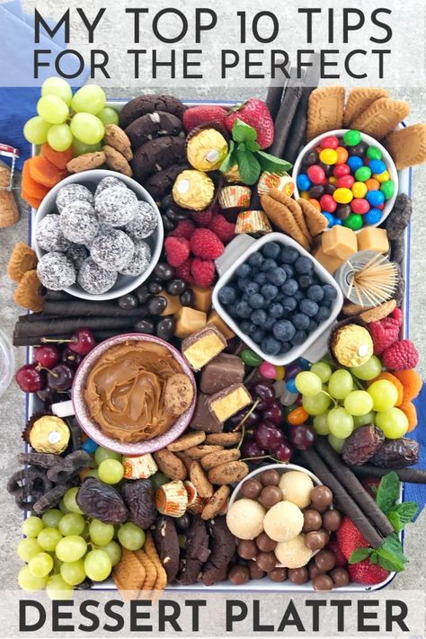 Charcuterie Dessert Board Ideas, Fruit And Dessert Charcuterie Board, Dessert Board Platter, Dessert Platter Ideas, Sweet Charcuterie Board Ideas, Dessert Charcuterie Board Ideas, Sweet Platter, Retirement Reception, Grazing Platter Ideas