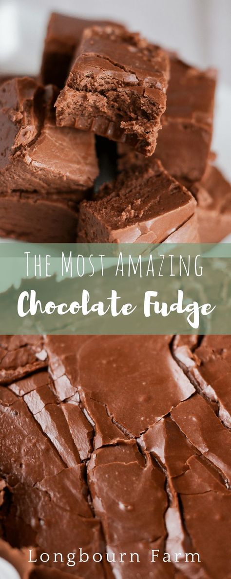 Best Chocolate Fudge Recipes, Homemade Chocolate Fudge, Chocolate Fudge Recipe, Easy Chocolate Fudge, Easy Fudge, Dessert Halloween, Fudge Chocolate, Fudge Recipes Chocolate, Fudge Recipes Easy