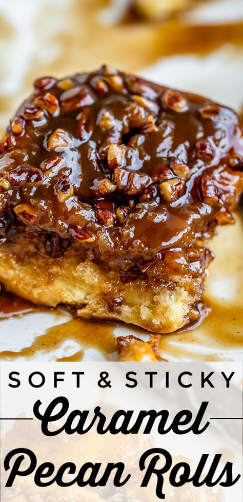 Caramel Sticky Buns Recipe, Easy Sticky Bun Recipe, Caramel Pecan Rolls, Homemade Sticky Buns, Caramel Pecan Sticky Buns, Easy Sticky Buns, Caramel Sticky Buns, Cinnamon Sticky Buns, Brioche Dough