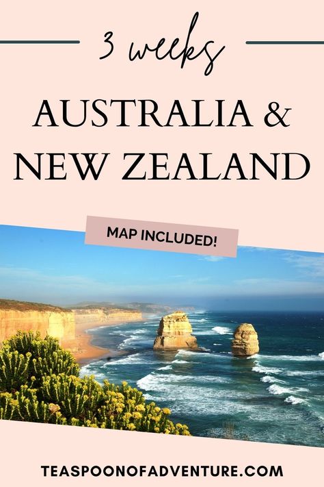 3 WEEKS IN AUSTRALIA & NEW ZEALAND! After finding an amazing flight deal, we're spending 3 weeks in Oceania. Help us plan our Australia and New Zealand itinerary! #australia #newzealand #lotr #travel #oceania #sydney #melbourne #auckland #queenstown Australia 3 Week Itinerary, Australia New Zealand Itinerary, New Zealand Itinerary, Australian Road Trip, New Zealand Adventure, Australia Itinerary, Visit Sydney, Visit New Zealand, Oceania Travel