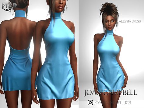 The Sims Resource - Alessia Dress Sims 4 Party Cc Clothes, Sims4 Cc Clothing Female Dress, Sims 4 Party Outfits, Sims 4 Cc Dresses Party, Sims 4 Cc Sims Resource, The Sims 4 Cc Resource, The Sims 4 Resource, Sims Fits, Cc Dress