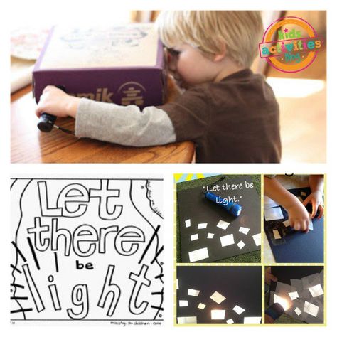 Let There Be Light Craft, Creation Crafts For Kids, Creation Preschool, Creation Bible Crafts, Seven Days Of Creation, Story Crafts, Prek Crafts, Sun Crafts, Children's Church Crafts