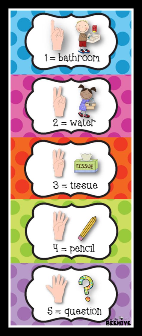 Bookmark size hand motion cards.  Perfect for your students desks and students with special needs! (Freebie) Classroom Hand Signals, Kindergarten Organization, Classroom Kindergarten, Behavior Plan, Bookmark Size, Classroom Management Techniques, Classroom Procedures, Hand Signals, 5th Grade Classroom