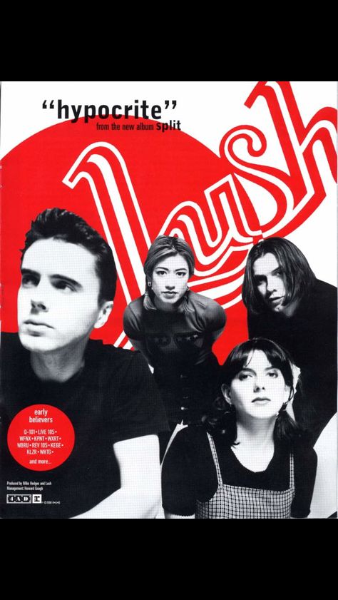 Lush xx Lush Poster, Miki Berenyi, Lush Band, Cosmetics Company, Film Posters Art, Punk Women, Band Poster, Ep Album, 90s Music