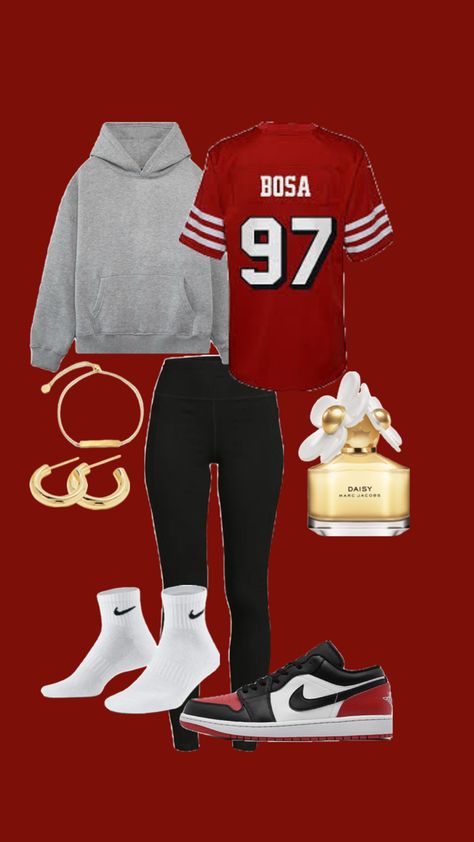 Black White Red Outfit, Black Dunks, Amazon Outfits, Cute Game, Pretty Sneakers, Game Day Outfit, Cute Games, Gameday Outfit, Day Outfit