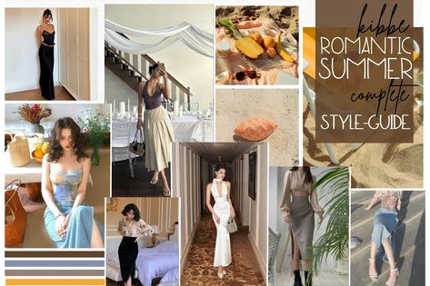 Kibbe Romantic Summer Outfits |  A Complete Style Guide Kibbe Romantic Body Type, Romantic Summer Outfits, Kibbe Romantic Outfits, Romantic Body Type, Romantic Clothing Style, Kibbe Romantic, Subtle Makeup, Romantic Hairstyles, Romantic Summer