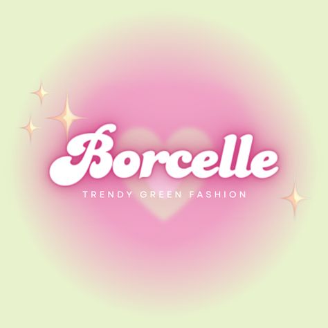 Green Y2k, Green Logo, Y2k Style, Fashion Logo, Logo Templates, Fashion Brand, Pink And Green, Template Design, Branding