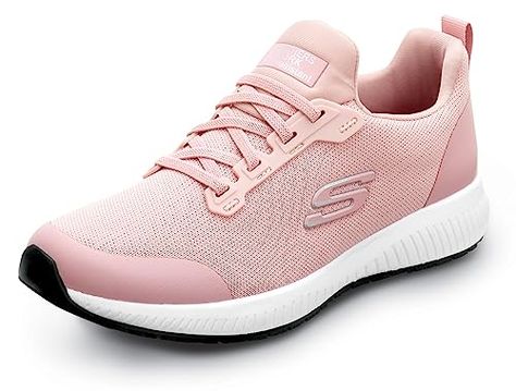 Skechers Work Emma, Women's, Soft Toe, Slip Resistant, EH, Slip-On Athletic, Work Shoe Sketchers Go Walk, Skechers Store, Sketchers Shoes, Comfortable Work Shoes, Work Shoes Women, Work Shoe, Star Shoes, Skechers Shoes, Work Shoes