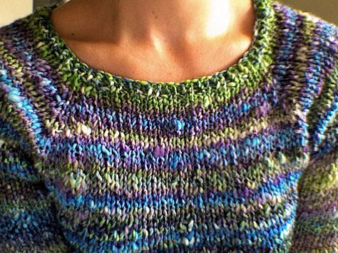 love the colors   T H E . T H R I F T Y . K N I T T E R » Blog Archive » FREE PATTERN: Spring Forward Fall Back Raglan Noro Knitting Patterns, Spring Forward Fall Back, Noro Knitting, Top A Crochet, Knitting Patterns Free Sweater, Spring Forward, Easy Knitting Patterns, Fall Back, Sweater Crochet Pattern