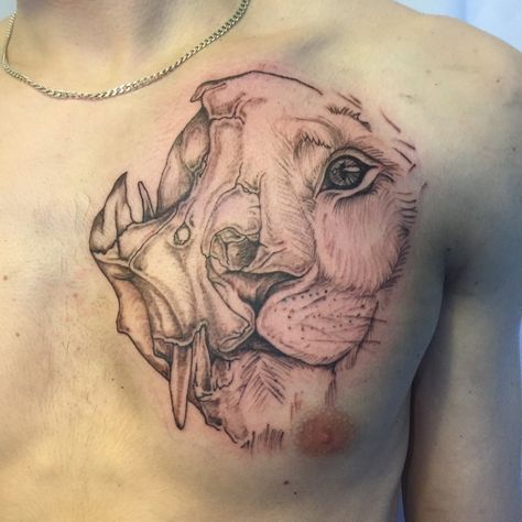 Lion Skull Tattoo Lioness Skull Tattoo, Skull Lion Tattoo, Lion Skull Tattoo, Wolverine Animal, Lion Skull, Bear Tattoo Designs, Sleeve Ideas, Bear Tattoo, Skull Tattoo Design