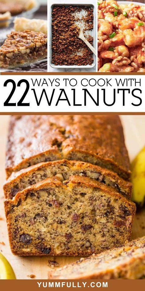 Discover the nutty goodness of walnuts with these recipes , where these versatile gems add a delightful crunch and rich flavor to a variety of dishes. From walnut-encrusted chicken to decadent brownies, these recipes showcase the culinary versatility of walnuts, making them a delicious addition to both sweet and savory creations. Savory Walnuts Recipe, What To Make With Walnuts Recipe, Recipes Using Walnuts Baking, Wet Walnuts Recipes, Walnut Recipes Savory, Desserts With Walnuts Recipes, Sweet Roasted Nuts Recipe, Recipes With Walnuts In It, Recipes With Walnuts Baking