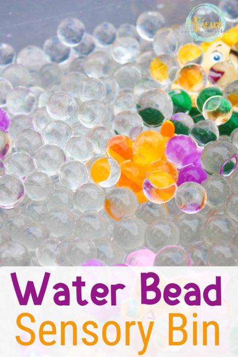 If you're looking for a super simple water bead sensory bin, this is the one that you need to pay attention to! Plus, it's Bubble Guppies themed! #sensorybin #sensoryplay #sensoryplayforkids #waterbeads #kidsactivities #preschoolactivities #viewsfromastepstool Bubble Guppies Characters, Prek Science, Homemade Finger Paint, Backyard Games Kids, Water Play For Kids, Frozen Painting, Summer Activities For Toddlers, Sensory Beads, Sand Slime