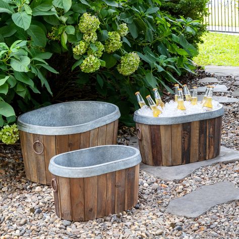 Galvanized tub ideas