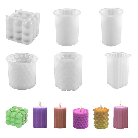 Product Description Features: *There are two different purchase packages: six silicone molds of different sizes or shapes; the second is: three candle shapes, two different styles and sizes, which are very suitable for  making your own candles at home. Silicone candle mold is an ideal gift for candle manufacturers. *The high-quality candle mold is made of high-quality silica gel, reusable and flexible, very easy to clean,  not easy to break, smooth surface and easy to demould. *DIY handicrafts: Candle Making Silicone Mold, Candle Manufacturers, Candle Molds Silicone, Scented Candles Aesthetic, Molds For Candles, Candle Moulds, Candles At Home, Making Silicone Molds, Candle Crafts