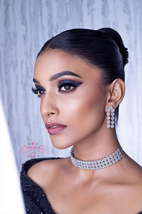 Smokey eyes with The Nari Studio lashes Studio Lashes, Beautiful Jewelry Diamonds, Bridal Sarees South Indian, Glamour Makeup, Bridal Sarees, Smokey Eyes, Diamond Jewellery, Party Makeup, Bridal Saree