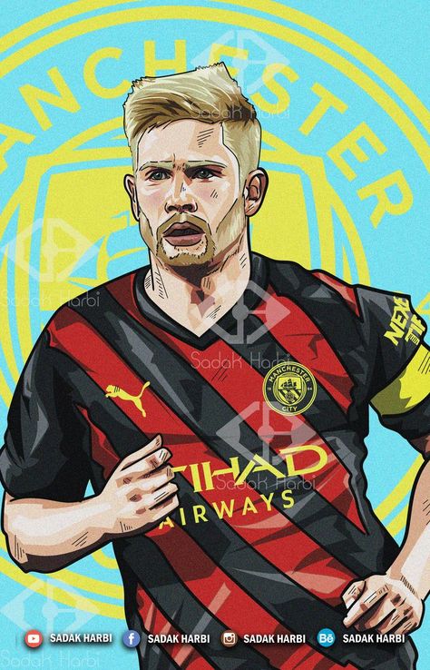 De bruyne mancity player vector art drawing Pele Drawing, Football Art Drawing, Drawing Of A City, Man City Team, Best Soccer Shoes, Soccer Drawing, Football Artwork, Deadpool Art, Football Workouts