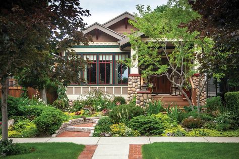 Craftsman Bungalow Renovation Craftsman Bungalow Renovation, Sunroom Exterior, Renovation Old House, Craftsman Exteriors, Exterior Home Colors, Home Decor Exterior, Craftsman Interiors, Craftsman Houses, Craftsman Style Bungalow