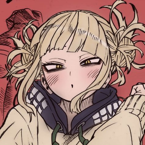 Toga Manga Icon, Himiko Toga Manga, Toga Manga, Colored Characters, Spiderman Art Sketch, Toga Himiko, Profil Anime, Ochako Uraraka, Gothic Anime