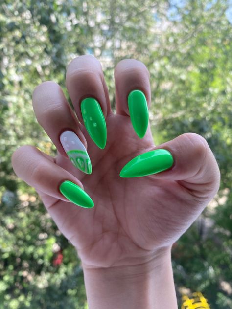 Lemon Nails, Green Lemon, Lemon, Nails, Green