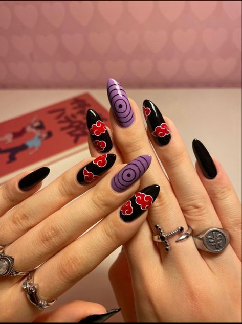 I Am Losing My Mind, Naruto Nails, Bow Nail, Losing My Mind, Anime Nails, Nail Pictures, Nail Art Designs Diy, Smart Auto, Nails Desing