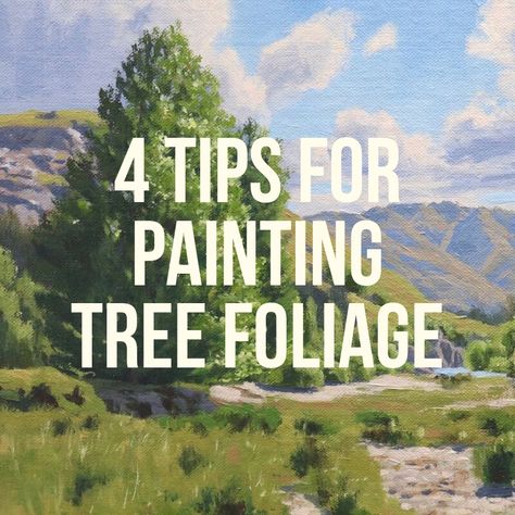 How to Paint an Ocean Wave — Samuel Earp Artist Oil Painting Trees, Easy Landscape Paintings, Tips For Painting, Painting Instructions, Landscape Painting Tutorial, Painting Trees, Oil Painting Tutorial, Scene Painting, Work Pictures