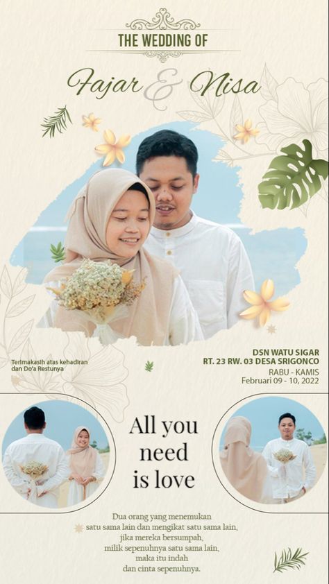 Inspirasai banner desain pernikahan #weddingideas #pernikahan #weddinginvitations #aesthetic Undangan Pernikahan Aesthetic, Undangan Digital, Typography Poster Design, Happy Wedding, Typography Poster, Banner Design, Poster Design, Typography, Quick Saves