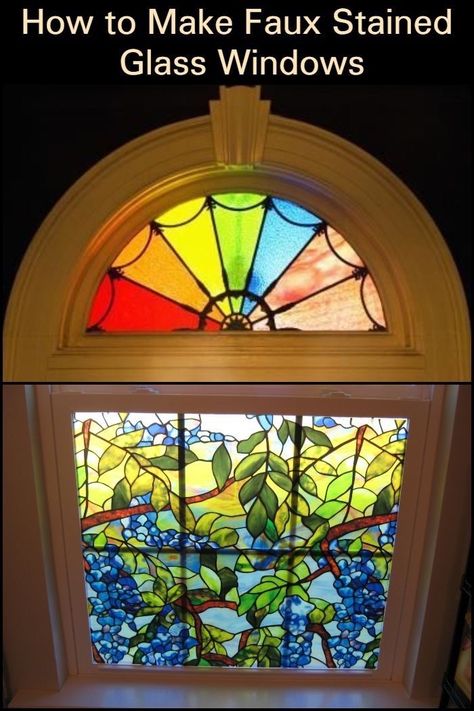 Glass Painting On Windows, Faux Stained Glass Painting, How To Stain Glass Windows, How To Paint Glass Windows, Stain Glass Window Designs, Making Stained Glass Windows, Diy Stained Glass Window Paint, How To Make Stained Glass Windows, How To Paint On Glass Windows