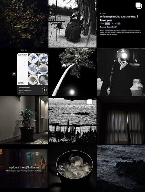 Insta Feed Ideas Aesthetic Black, Dark Feeds Aesthetic, Dark Instagram Feed, Stockholm Style Outfits, Krp Themes, Daily Act, Instagram Black Theme, Ig Feed Ideas, Tone Ig