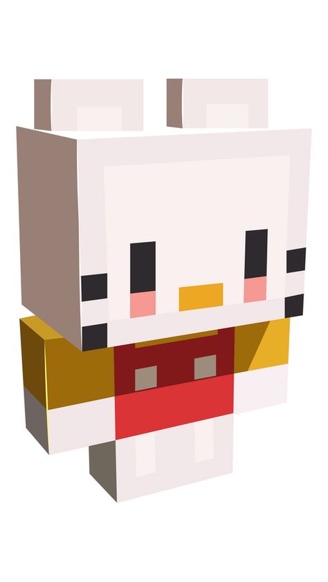 Look how pretty Hello Kitty is, even in pixel variant of the Minecraft game! Yeah, this white cat-like creature from Sanrio is so cute, that she can appear almost everywhere and still be gorgeous. If... Hello Kitty Minecraft Tutorial, Hello Kitty Minecraft, Pretty Hello Kitty, Simple Sandbox, Cat Minecraft, Minecraft Stickers, Hello Sanrio, Minecraft Things, Hello Kitty Gifts