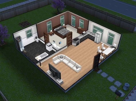 Sims freeplay house inspiration Sims Freeplay Small House Ideas, Sims House Simple, Sims House Ideas Freeplay, Sims Freeplay House Ideas Layout 1 Story, Sims Freeplay House Layout, Sims Mobile House Ideas Layout, Sims Free Play House Ideas, The Sims Freeplay Houses Ideas, Sims Mobile House Ideas