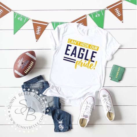 Friday Night Lights Shirt, High School Football Shirts, Fsu Shirts, Tailgate Shirt, Cheerleading Shirts, School Spirit Shirts, Eagles Football, Spirit Shirts, Football T Shirt