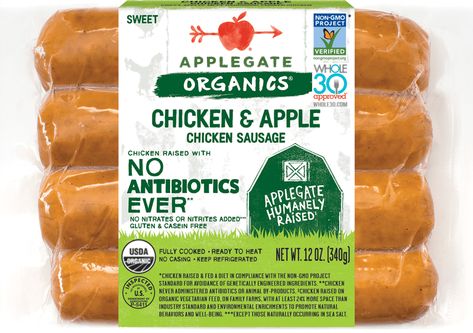 Add something a little sweet to your meal, no matter the time of day. Sausage Brands, Chicken Apple, Italian Chicken Sausage, Chicken Apple Sausage, Apple Chicken, Apple Sausage, Beef Sausage, Sprouts Farmers Market, Sweet Italian Sausage