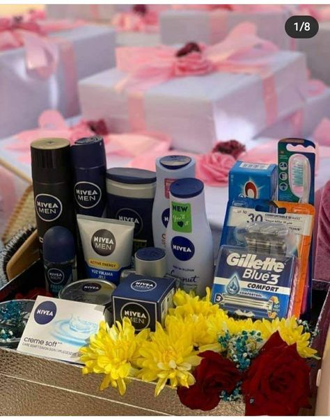 Wedding Gifts Packing For Groom, Grooming Kit Packing Ideas For Wedding, Wedding Dala Decoration For Groom, Marawa Boxes For Groom, Groom Engagement Packing, Wedding Gift Hampers For Groom, Wedding Hamper For Groom, Baat Pakki Gifts For Groom, Wedding Gift Pack For Groom