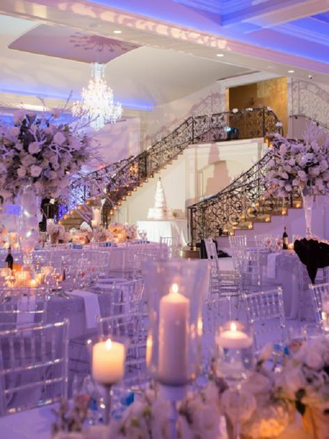 Big Wedding Venues Indoor, Celeberty Wedding, Kpop Sweet 16, Royalty Sweet 16 Theme, Wedding Venue Purple, Quinceanera Venues, Lavender Sweet 16, Quinceanera Venue, Quince Planning