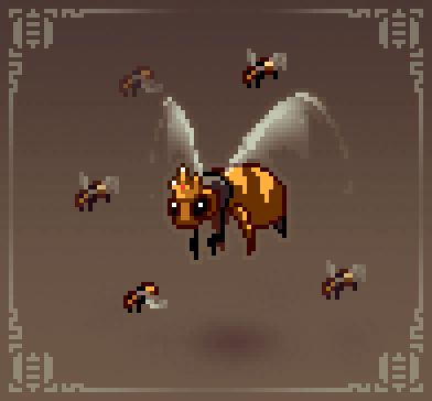 Queen Bee by ThomasLean on DeviantArt Bee Games, Piskel Art, Pixel Art Background, Pixel Characters, Pixel Animation, Pixel Art Tutorial, Arte 8 Bits, Hand Painted Textures, 8bit Art