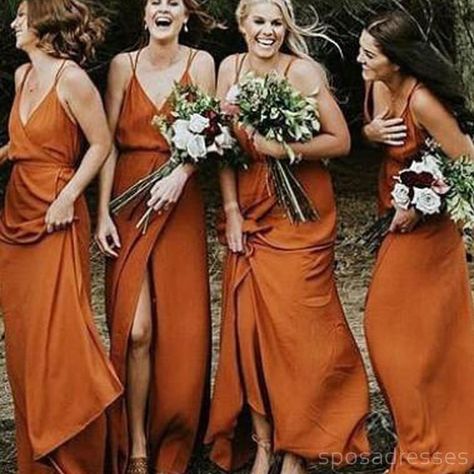 Spaghetti Straps Burnt Orange Cheap Bridesmaid Dresses Online, WG267 Bridesmaid Dress Orange, Modest Bridesmaid Dresses Long, Cheap Bridesmaid Dresses Online, Orange Bridesmaid, Orange Bridesmaid Dresses, Modest Bridesmaid Dresses, Cheap Bridesmaid, Bridesmaid Dresses Online, Cheap Bridesmaid Dresses