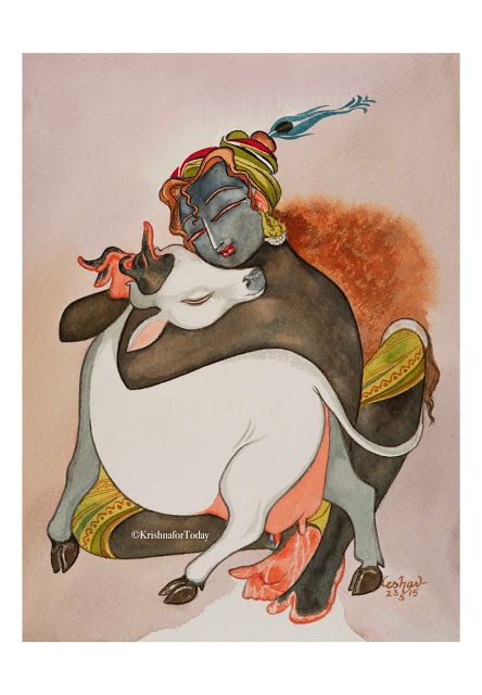 Krishna For Today, Jai Shri Krishna, Modern Indian Art, Kerala Mural Painting, Krishna Statue, Pichwai Paintings, Indian Painting, Shri Krishna, Krishna Radha Painting